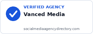 Vanced Media badge preview