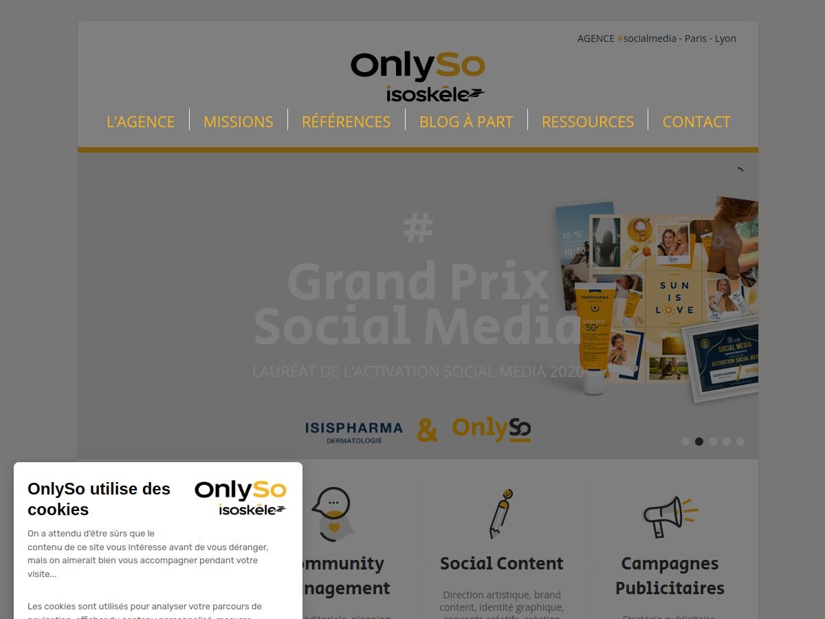 OnlySo website