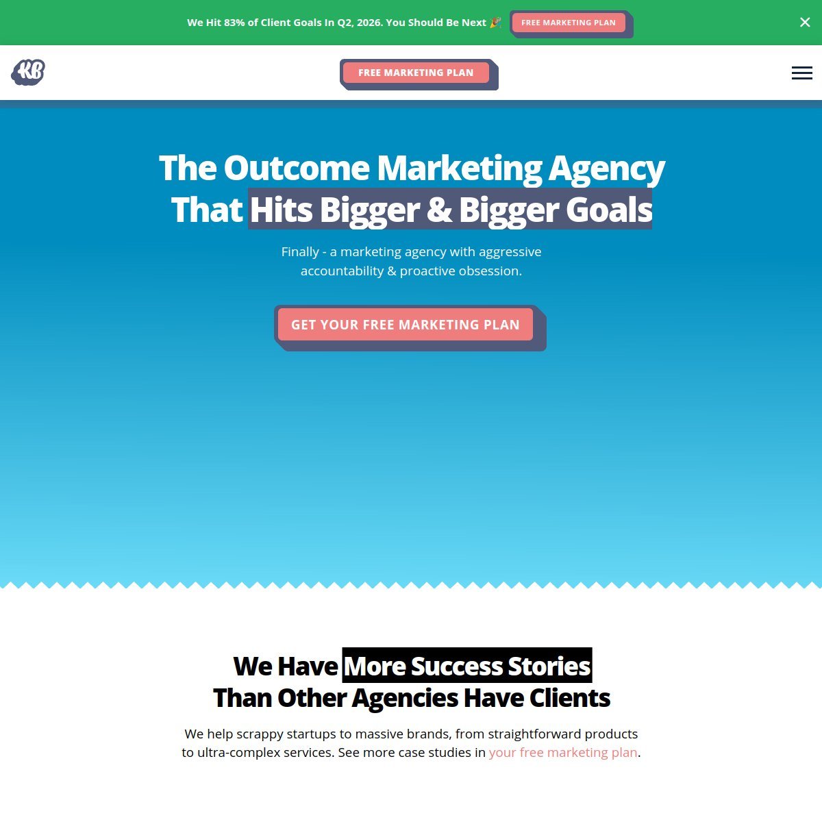 KlientBoost website
