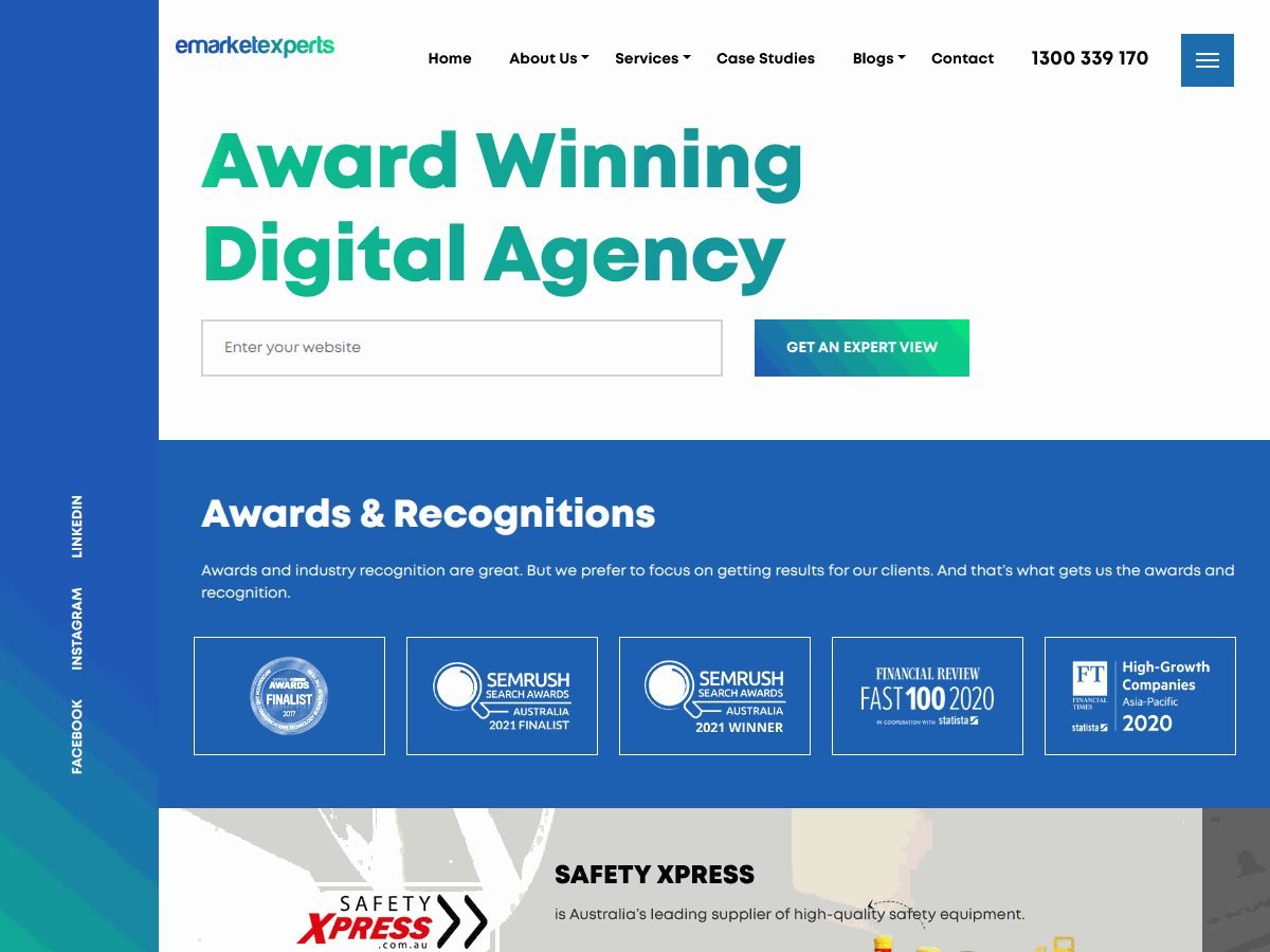 eMarket Experts website