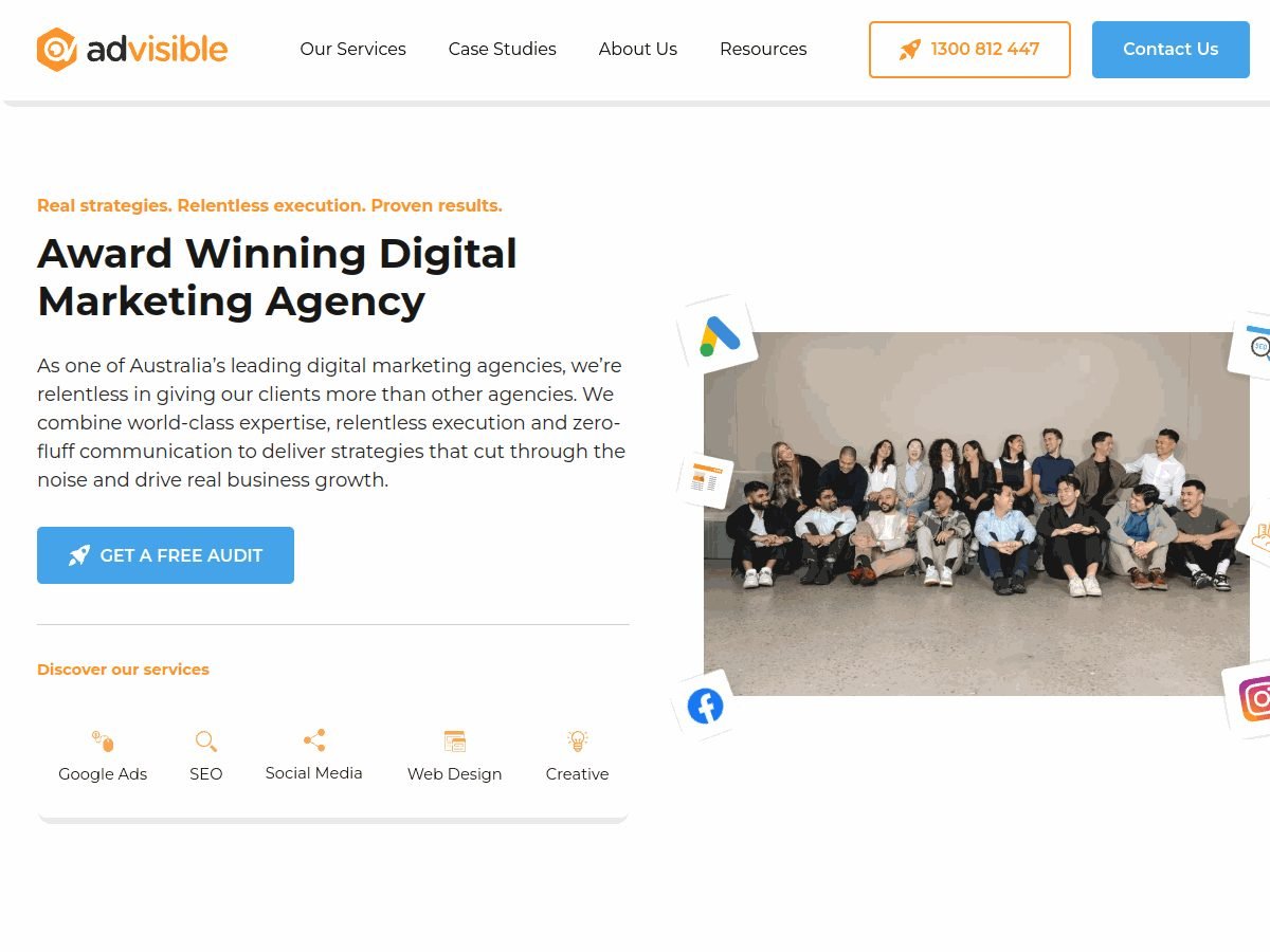 AdVisible website