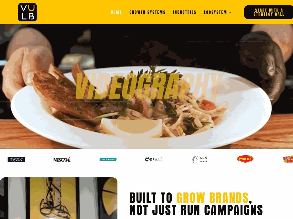 Vulb Media website