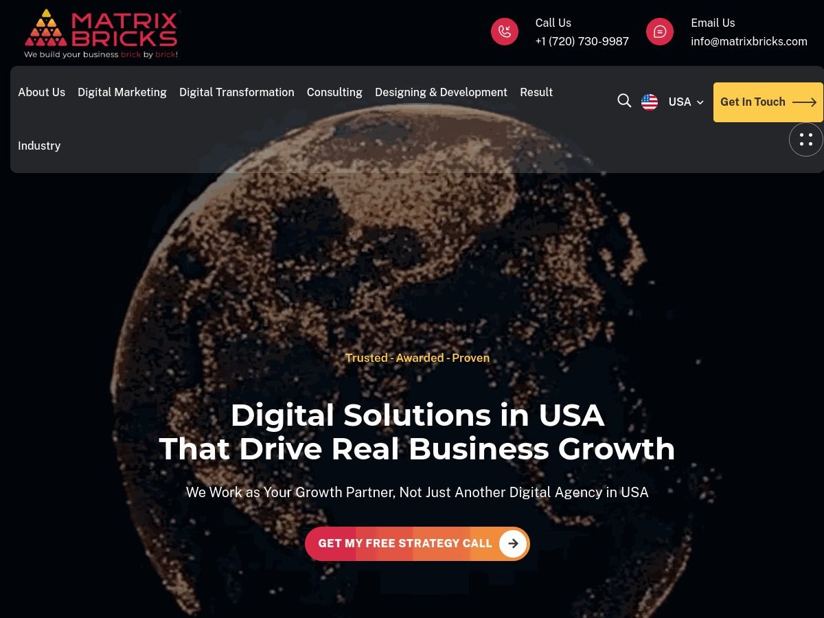 Matrix Bricks website